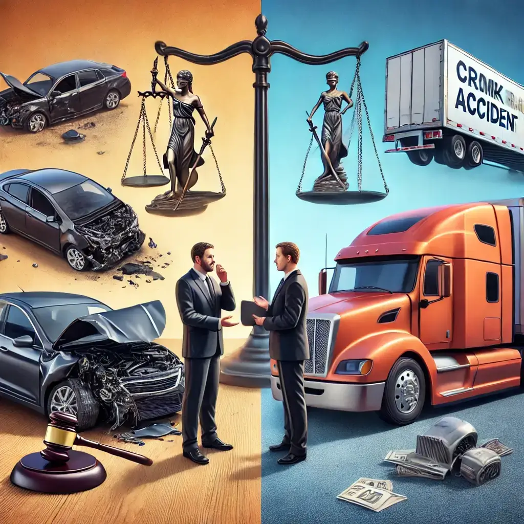 Hiring a Car Accident Attorney vs. a Commercial Truck Accident Law Firm: What’s the Difference? Thumbnail