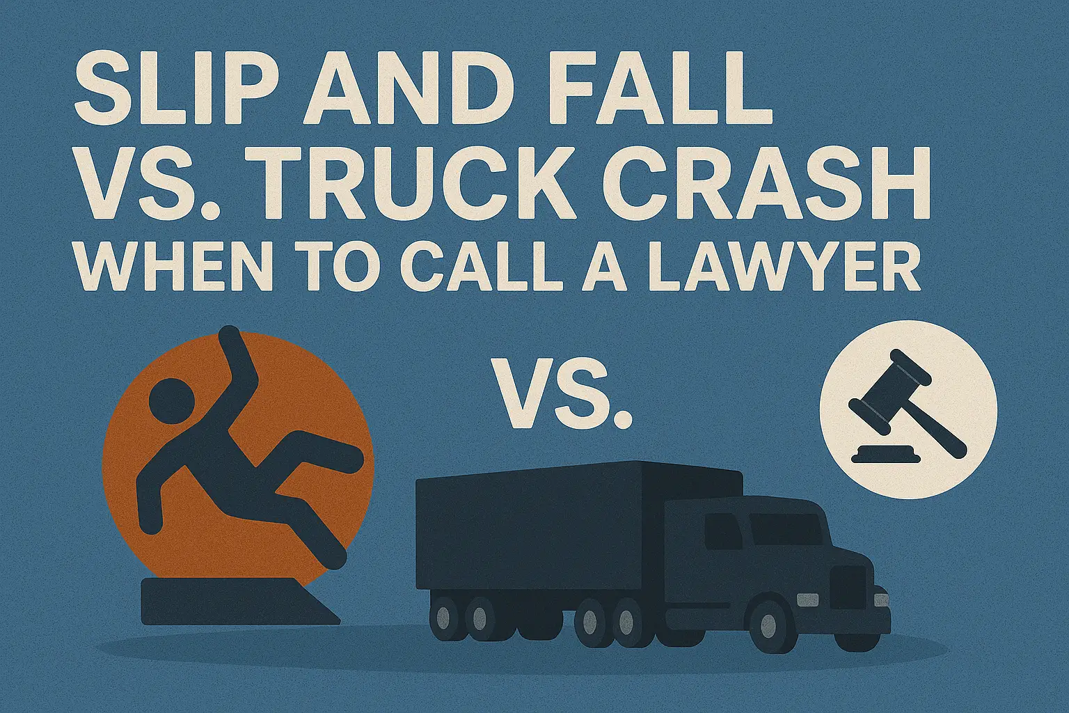 Slip and Fall vs. Truck Crash: When to Call a Lawyer Thumbnail